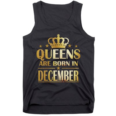 Limited Edition Queens Are Born In December Tank Top
