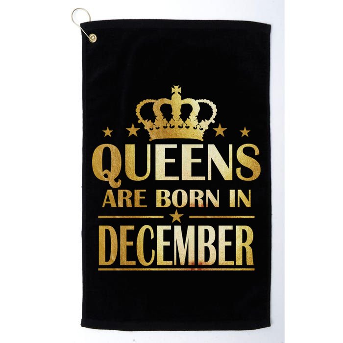 Limited Edition Queens Are Born In December Golf Towel