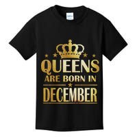 Limited Edition Queens Are Born In December Kids T-Shirt