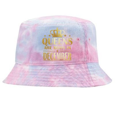 Limited Edition Queens Are Born In December Tie-Dyed Bucket Hat