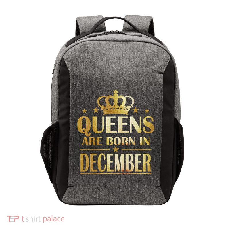 Limited Edition Queens Are Born In December Vector Backpack