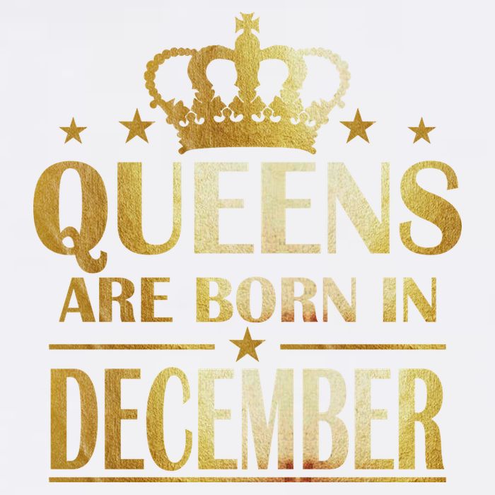 Limited Edition Queens Are Born In December Garment-Dyed Sweatshirt