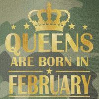 Limited Edition Queens Are Born In February Gold Print Legacy Tie Dye Trucker Hat