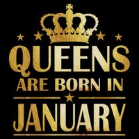Limited Edition Queens Are Born In January Cooling Performance Crew T-Shirt