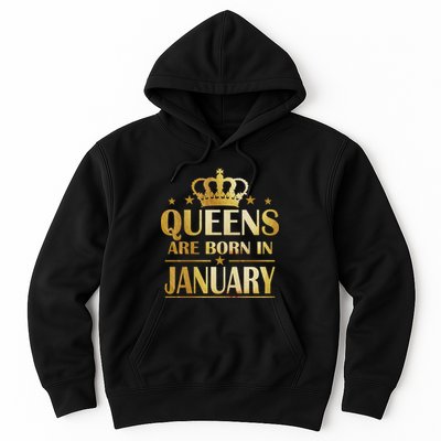 Limited Edition Queens Are Born In January Hoodie