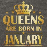Limited Edition Queens Are Born In January Cotton Canvas Backpack