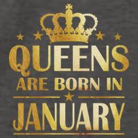 Limited Edition Queens Are Born In January Vector Backpack