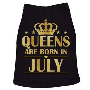 Limited Edition Queens Are Born In July Doggie Tank