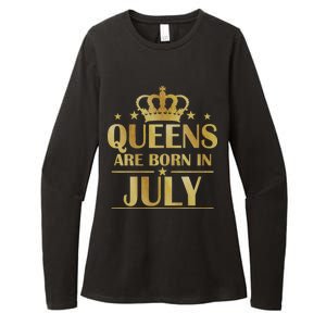 Limited Edition Queens Are Born In July Womens CVC Long Sleeve Shirt