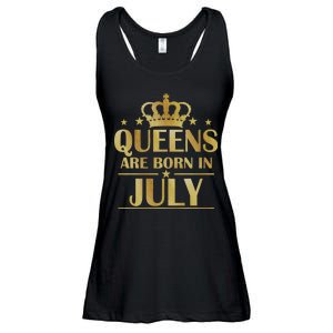 Limited Edition Queens Are Born In July Ladies Essential Flowy Tank