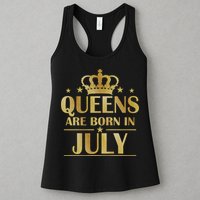 Limited Edition Queens Are Born In July Womens Tank Top