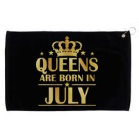 Limited Edition Queens Are Born In July Grommeted Golf Towel