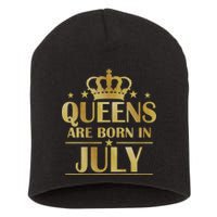 Limited Edition Queens Are Born In July Short Acrylic Beanie