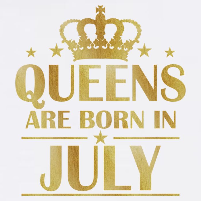 Limited Edition Queens Are Born In July Garment-Dyed Sweatshirt