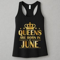 Limited Edition Queens Are Born In June Womens Tank Top