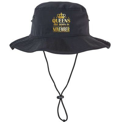 Limited Edition Queens Are Born In November Print Legacy Cool Fit Booney Bucket Hat