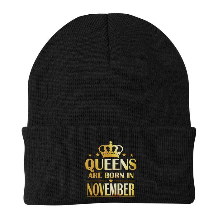 Limited Edition Queens Are Born In November Print Beanie