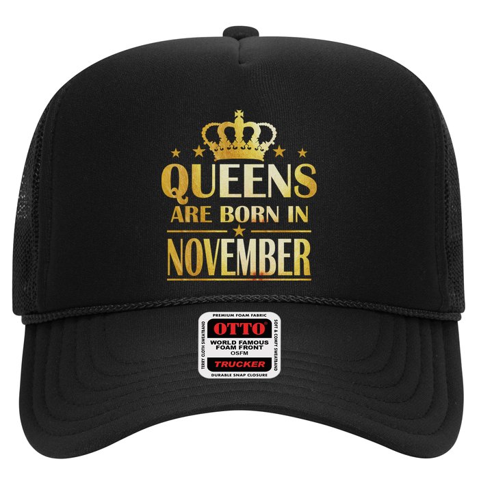 Limited Edition Queens Are Born In November Print Hat