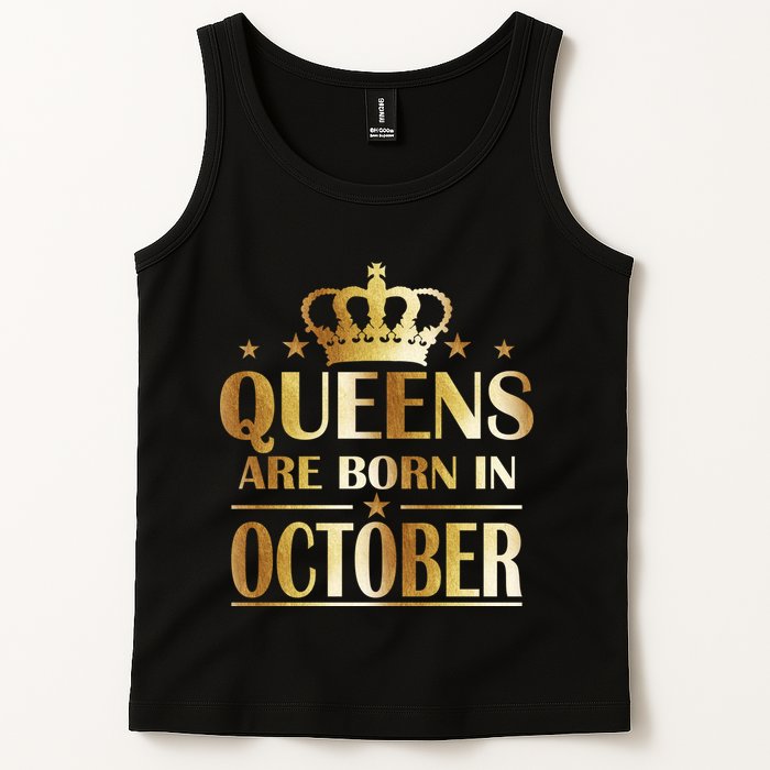 Limited Edition Queens Are Born In October Tank Top