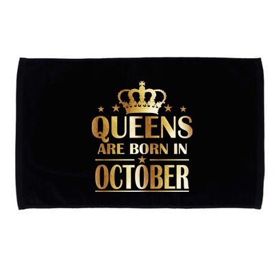 Limited Edition Queens Are Born In October Microfiber Hand Towel