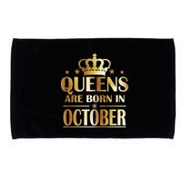 Limited Edition Queens Are Born In October Microfiber Hand Towel