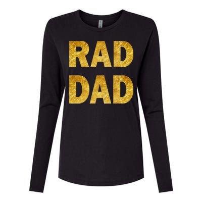 Limited Edition Rad Dad Womens Cotton Relaxed Long Sleeve T-Shirt