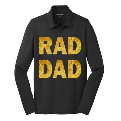 Limited Edition Rad Dad Silk Touch Performance Long Sleeve Polo