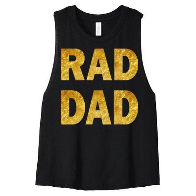 Limited Edition Rad Dad Women's Racerback Cropped Tank