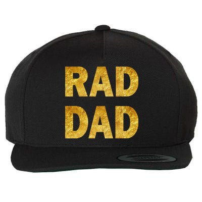 Limited Edition Rad Dad Wool Snapback Cap
