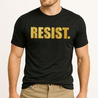 Limited Edition Resist Gold Print Cooling Performance Crew T-Shirt