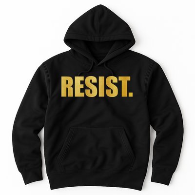 Limited Edition Resist Gold Print Hoodie