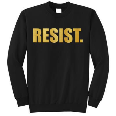 Limited Edition Resist Gold Print Sweatshirt