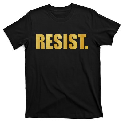 Limited Edition Resist Gold Print T-Shirt