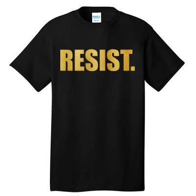 Limited Edition Resist Gold Print Tall T-Shirt