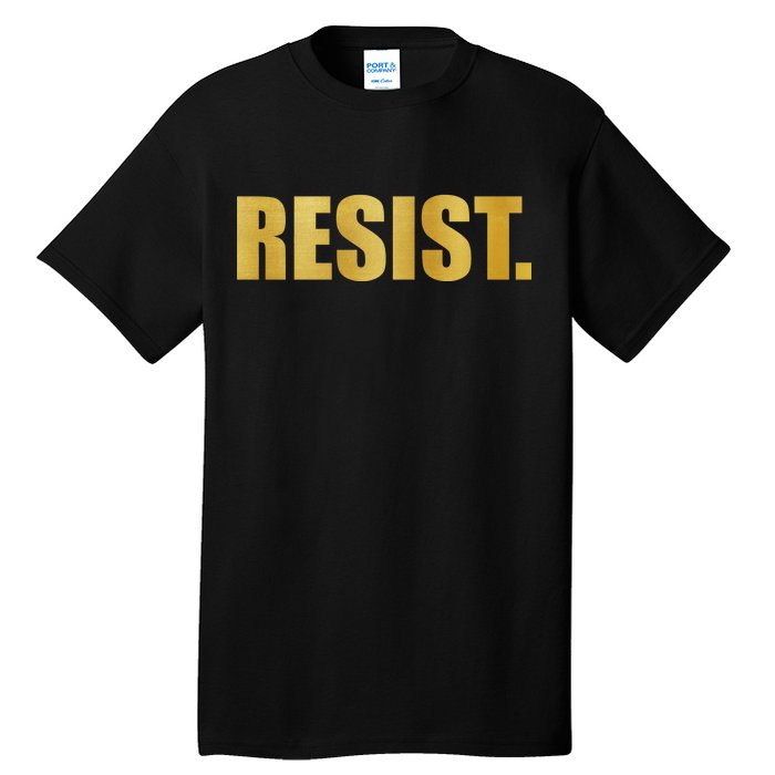 Limited Edition Resist Gold Print Tall T-Shirt