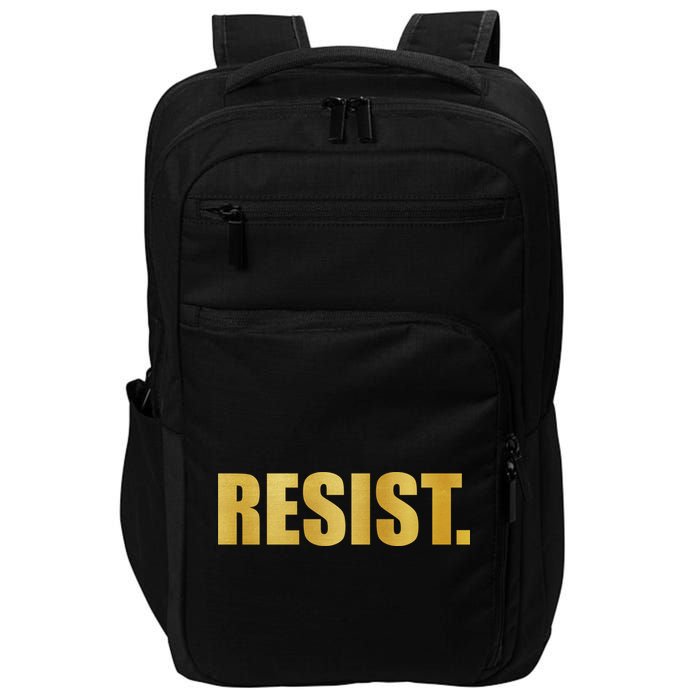 Limited Edition Resist Gold Print Impact Tech Backpack