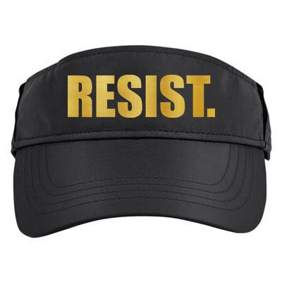 Limited Edition Resist Gold Print Adult Drive Performance Visor