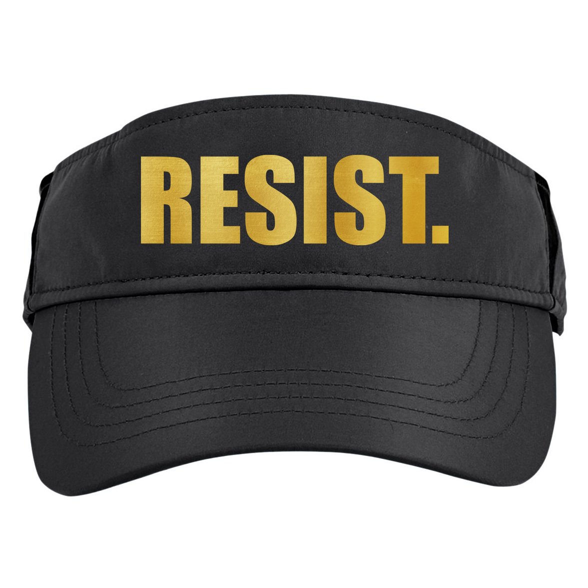 Limited Edition Resist Gold Print Adult Drive Performance Visor