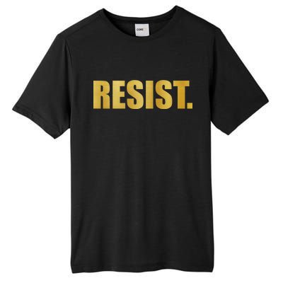 Limited Edition Resist Gold Print Tall Fusion ChromaSoft Performance T-Shirt