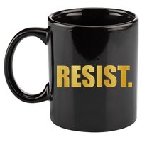 Limited Edition Resist Gold Print 11oz C Handle Ceramic Mug