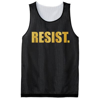 Limited Edition Resist Gold Print Mesh Reversible Basketball Jersey Tank