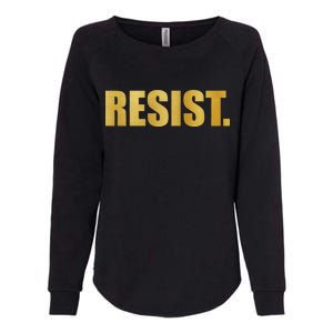 Limited Edition Resist Gold Print Womens California Wash Sweatshirt