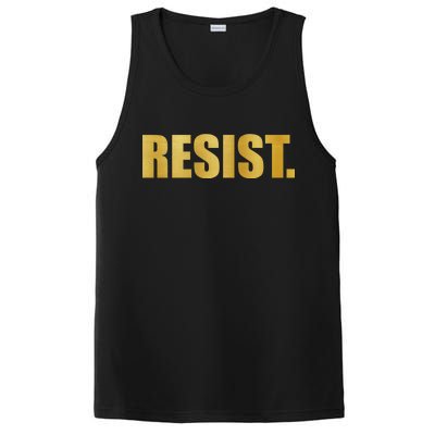 Limited Edition Resist Gold Print PosiCharge Competitor Tank