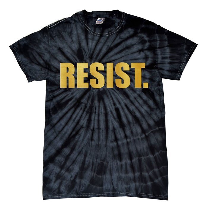 Limited Edition Resist Gold Print Tie-Dye T-Shirt