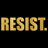 Limited Edition Resist Gold Print Tie-Dye T-Shirt