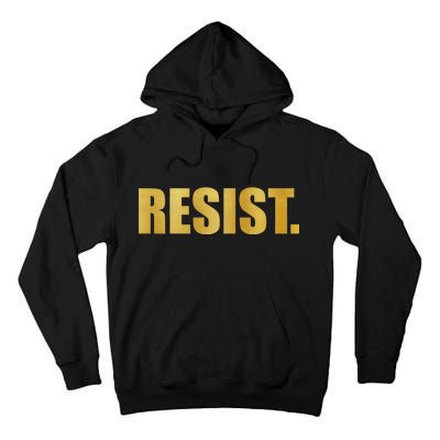 Limited Edition Resist Gold Print Tall Hoodie