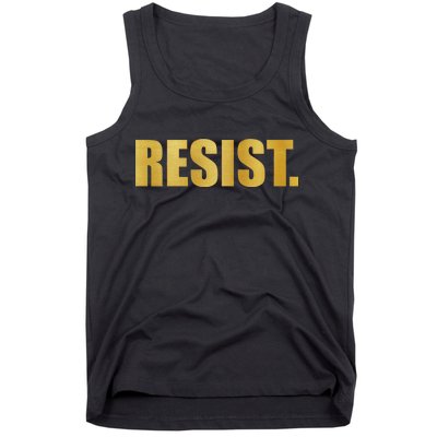 Limited Edition Resist Gold Print Tank Top