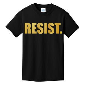 Limited Edition Resist Gold Print Kids T-Shirt