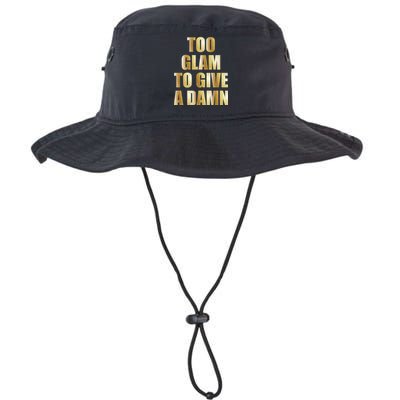 Limited Edition Too Glam To Give A Damn Gold Foil Print Bucket Hat