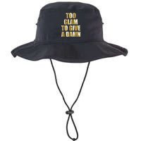 Limited Edition Too Glam To Give A Damn Gold Foil Print Bucket Hat